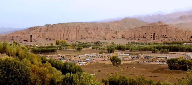 A wide view of Bamiyan Valley in Afghanistan. Bamiyan lies on the Silk Road which lies in the Hindu Kush mountain region, in the Bamiyan Valley. The Silk Road is a caravan route linking the markets of China with those of Western Asia. Until the 11th century, Bamiyan was part of the kingdom of Gandhara. It was a Buddhist religious site from the 2nd century up to the time of the Islamic invasion in the 9th century. Monks at the monasteries lived as hermits in small caves carved into the side of the Bamiyan cliffs. Like Bamiyan valley in this country have thousand of yearÕs historical places and beautiful landscapes. The tourism industry of Afghanistan, developed with government help in the early 1970s, has been negligible since 2001 due to internal political instability. Travel was highly restricted in the country due to the US-led campaign against the Taliban and al-Qaeda. Because of kidnaping and suicidal attack tourism industry had been almost ruined in Afghanistan. After downfall of Taliban regime nowadays Afghanistan can be rebuild its tourism industry. Today World Tourism Organization's slogan should be 'rebuild Afghan tourism for powering sustainable development in Afghanistan'.