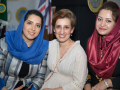 The Embassy’s Second Secretary Homaira Dashti and Executive Assistant Gazal Gailani with Panellist Farahnaz Forotan