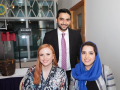 The Embassy’s First Secretary Naveed Noormal with Executive Assistant Gazal Gailani and Public Relations officer Maria Kjersem